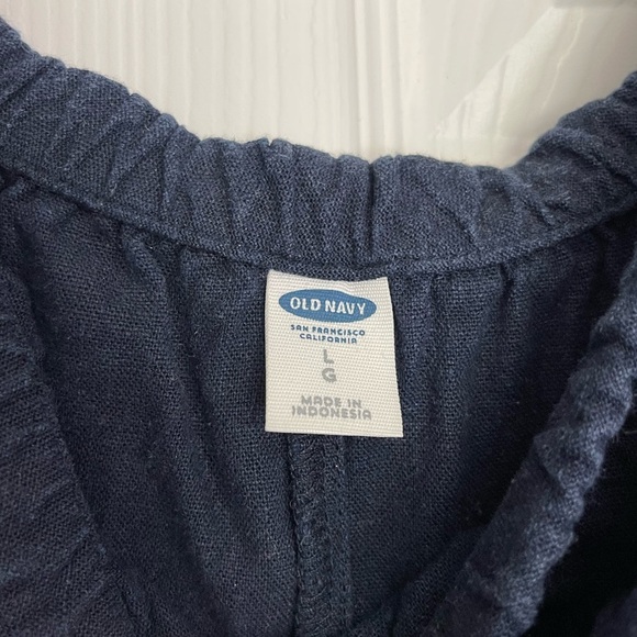 Old Navy Off-the-Shoulder Linen-Blend Shift Dress for Women - Picture 5 of 8